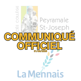COMMUNIQUÉ OFFICIEL 