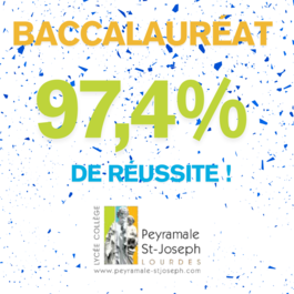 BACCALAURÉAT 2024/2025 : 97,4% DE RÉUSSITE !