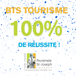 BTS TOURISME - 100% DE REUSSITE